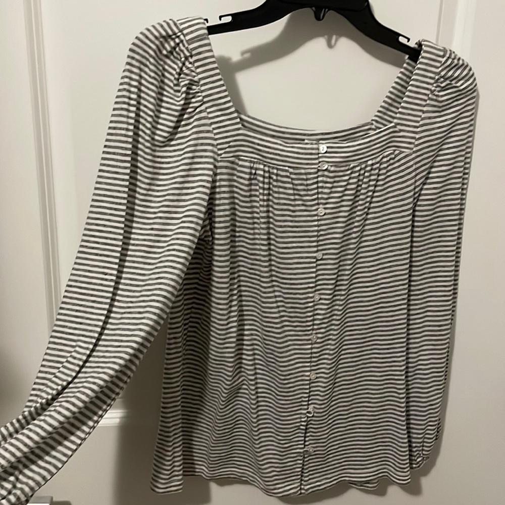 Lucky brand long sleeve striped shirt. NWT